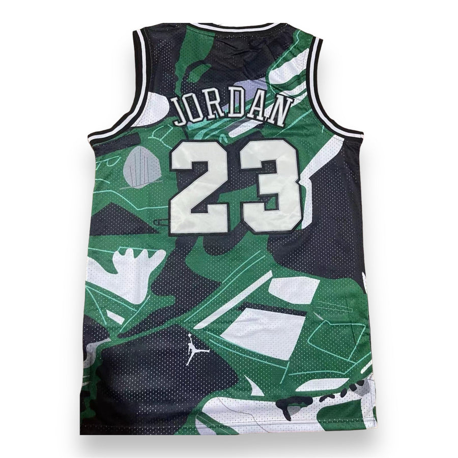 Chicago Bulls, Michael Jordan, Green Rookie Hardwood Classic Special
