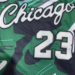 Chicago Bulls, Michael Jordan, Green Rookie Hardwood Classic Special