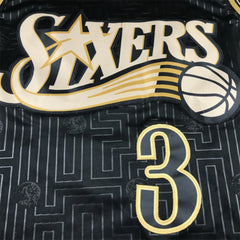 Philadelphia 76ers, Allen Iverson, “Gold Maze” Hardwood Classics Special