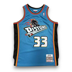 Detroit Pistons, Grant Hill, Blue Hardwood Classics