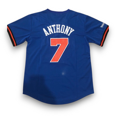 New York Knicks, Carmelo Anthony, Blue Sleeved Hardwood Classics