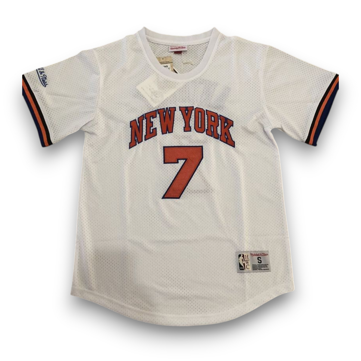 New York Knicks, Carmelo Anthony, White Sleeved Hardwood Classics