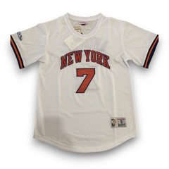 New York Knicks, Carmelo Anthony, White Sleeved Hardwood Classics
