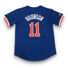 New York Knicks, Jalen Brunson, Blue Sleeved Hardwood Classics