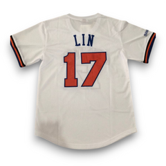 New York Knicks, Jeremy Lin, White Sleeved Hardwood Classics